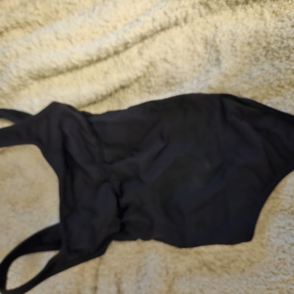 Black One-Piece Swimsuit